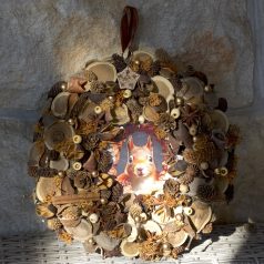 Mókusos őszi kopogtató